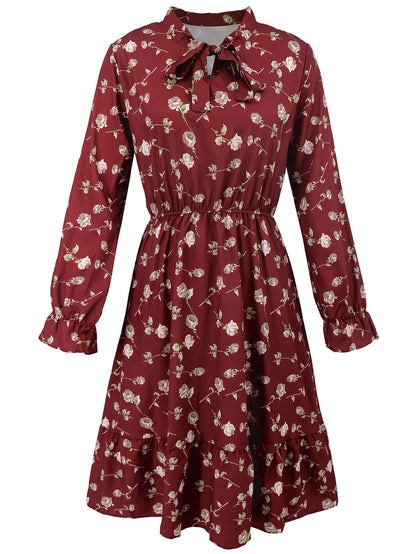 Minka Long Sleeve Midi Dress