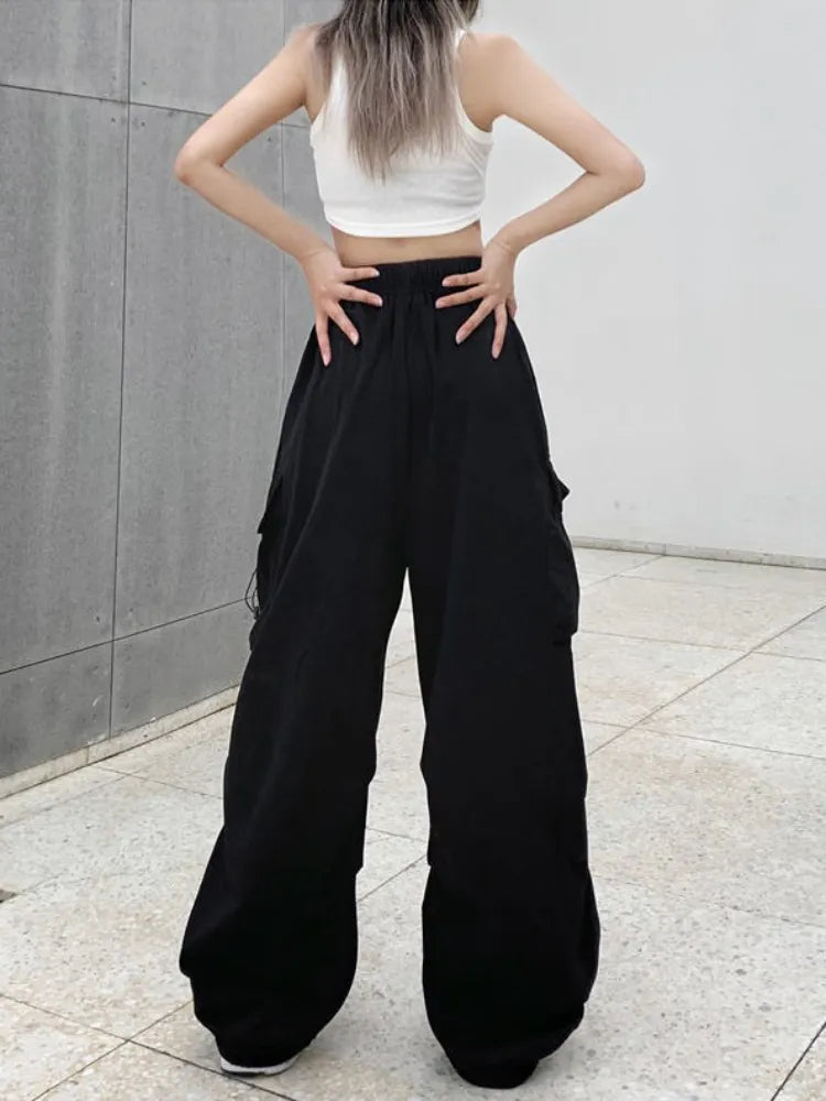 Harajuku Parachute Baggy Cargo Y2k Edgy Jogging Pant