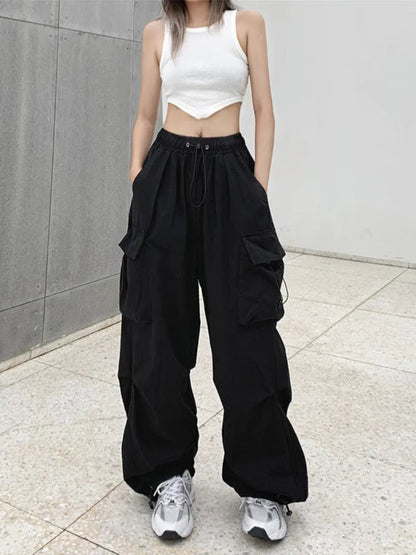 Harajuku Parachute Baggy Cargo Y2k Edgy Jogging Pant