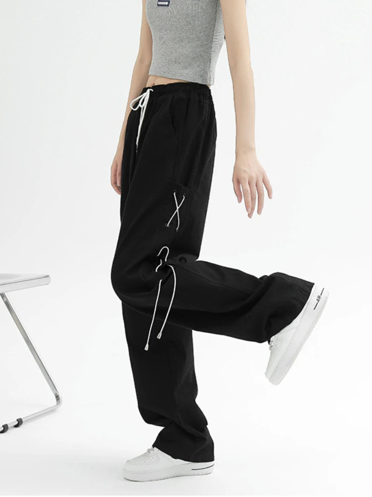 Hippie Harajuku Green Cargo American Oversize Pant
