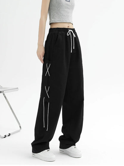Hippie Harajuku Green Cargo American Oversize Pant