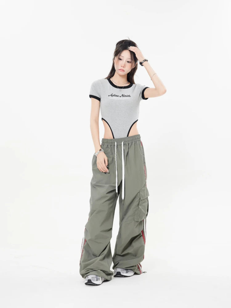 Hippie Cargo Parachute Harajuku Oversize Gorpcore Pant