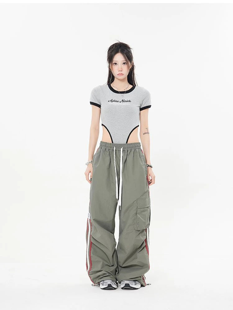 Hippie Cargo Parachute Harajuku Oversize Gorpcore Pant