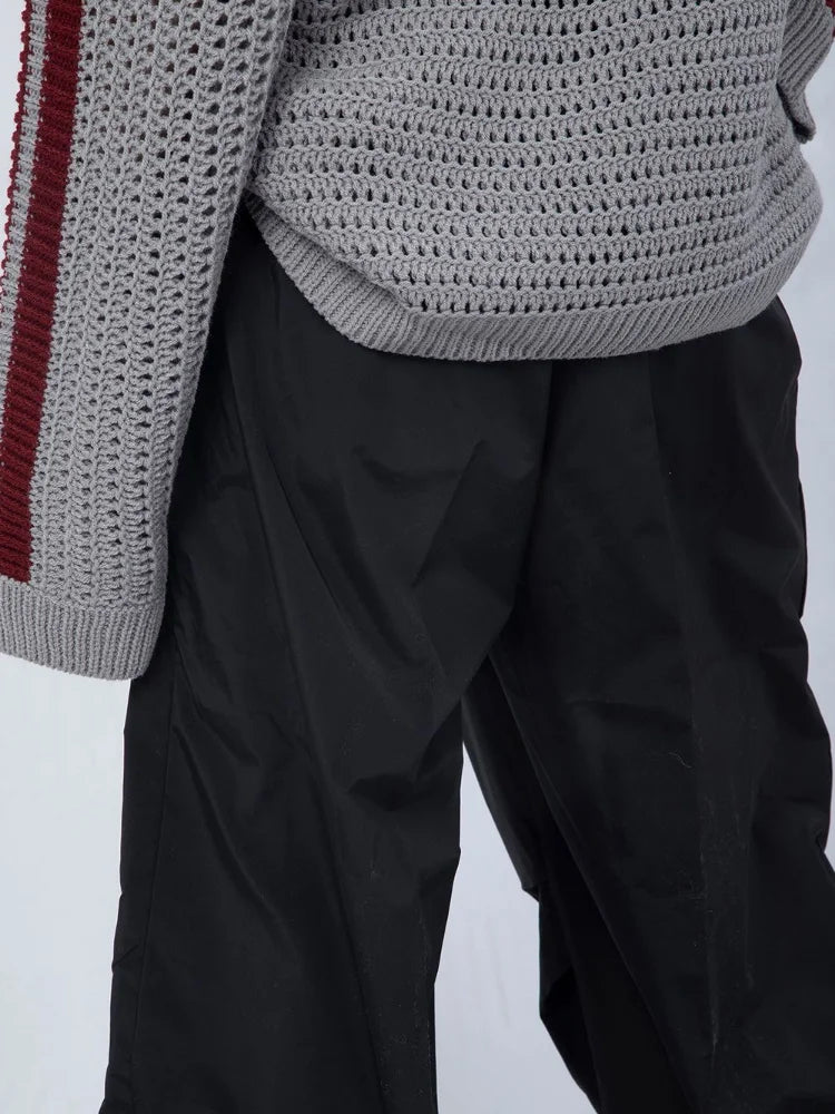 Techwear Black Baggy Sweatpants Oversized Jogging Pant