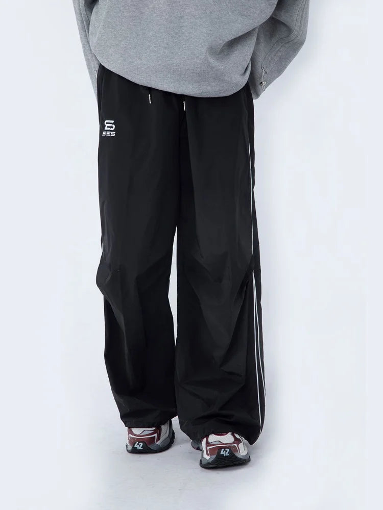 Techwear Black Baggy Sweatpants Oversized Jogging Pant