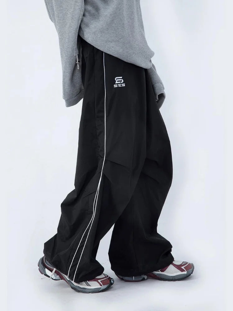 Techwear Black Baggy Sweatpants Oversized Jogging Pant
