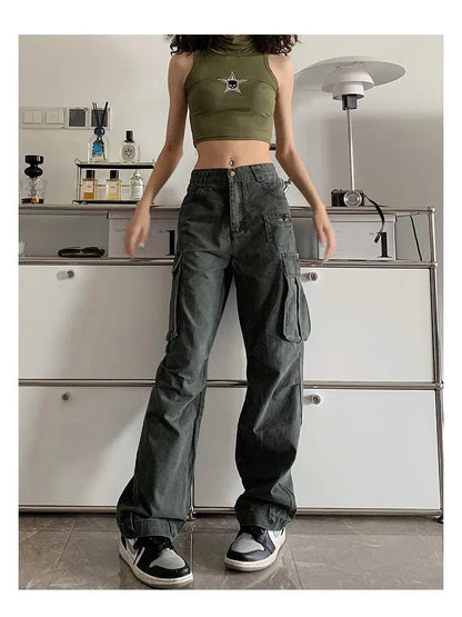 Y2k Japanese Style Gyaru Oversize Wide Leg Harajuku Hippie Pant