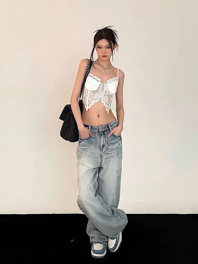 Distressed Baggy 90s Oversized Denim Pant