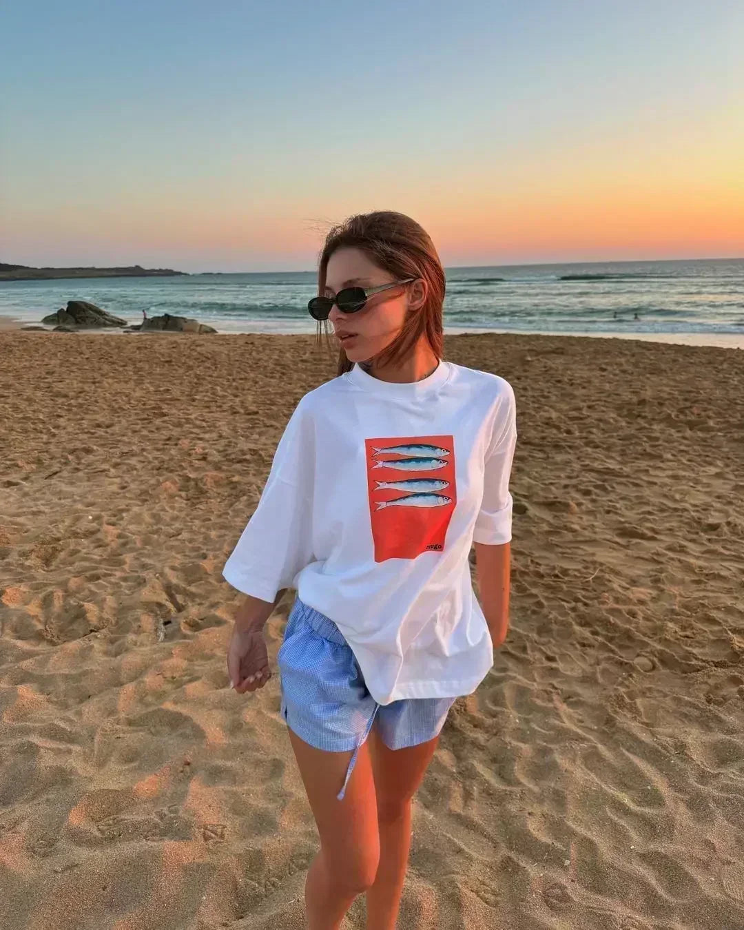 Harajuku Summer Minimalist Icon T-shirt