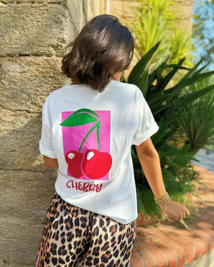 Harajuku Summer Minimalist Icon T-shirt