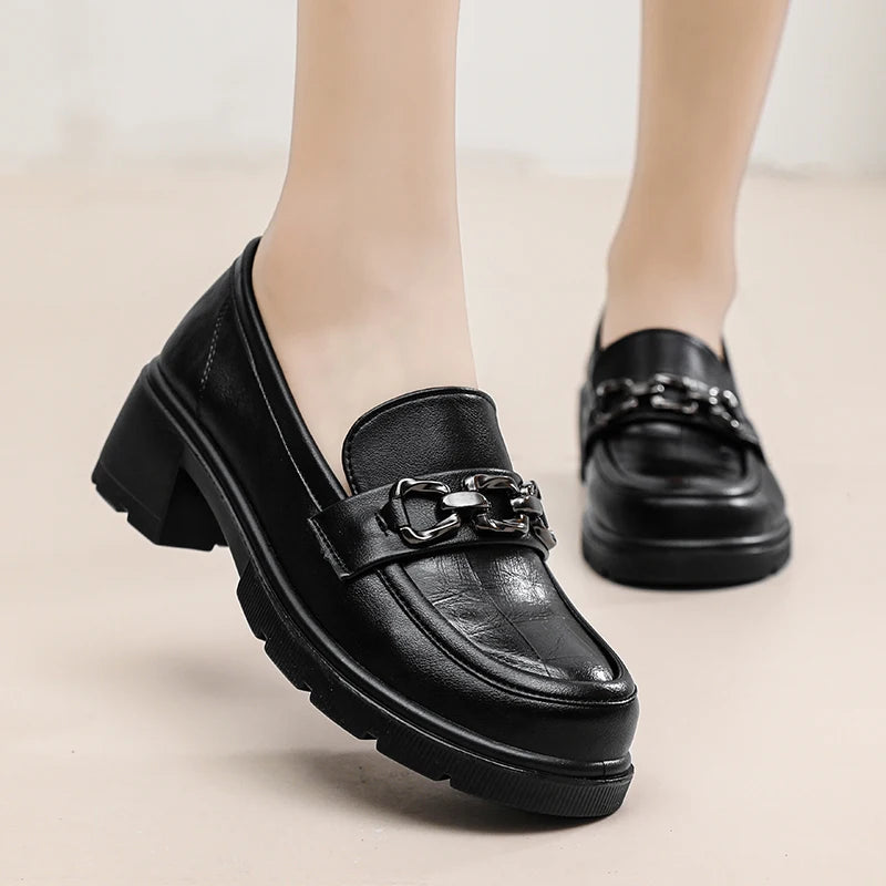 Patent Leather British Tassel Bowknot Comfortable Flats Loafers