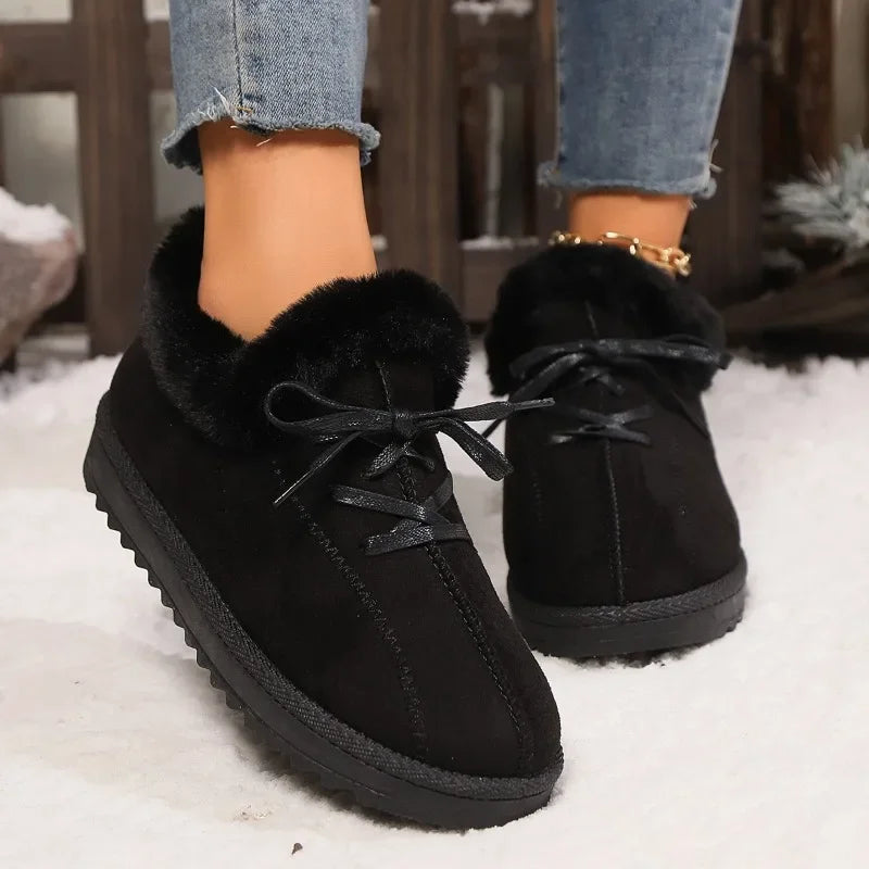 Plush Warm Fashionable Stylish Cozy Snow Boot