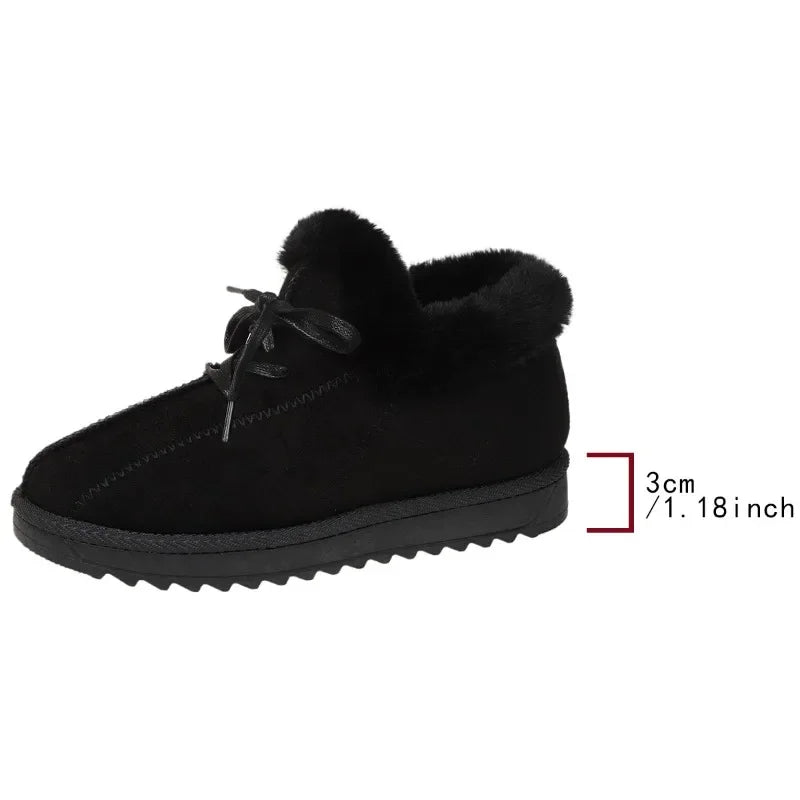 Plush Warm Fashionable Stylish Cozy Snow Boot
