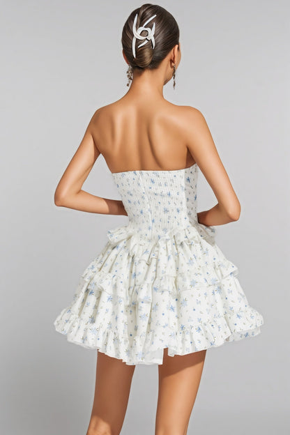 Helena White Cake Tutu Mini Dress