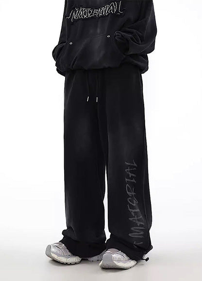 Hip Hop Graffiti Design Drawstring Pants