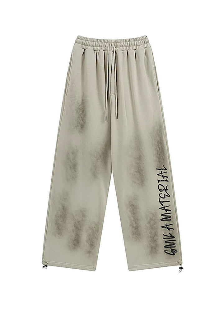 Hip Hop Graffiti Design Drawstring Pants
