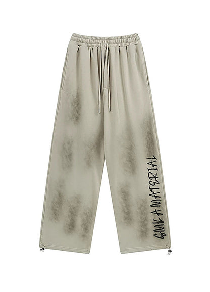 Hip Hop Graffiti Design Drawstring Pants