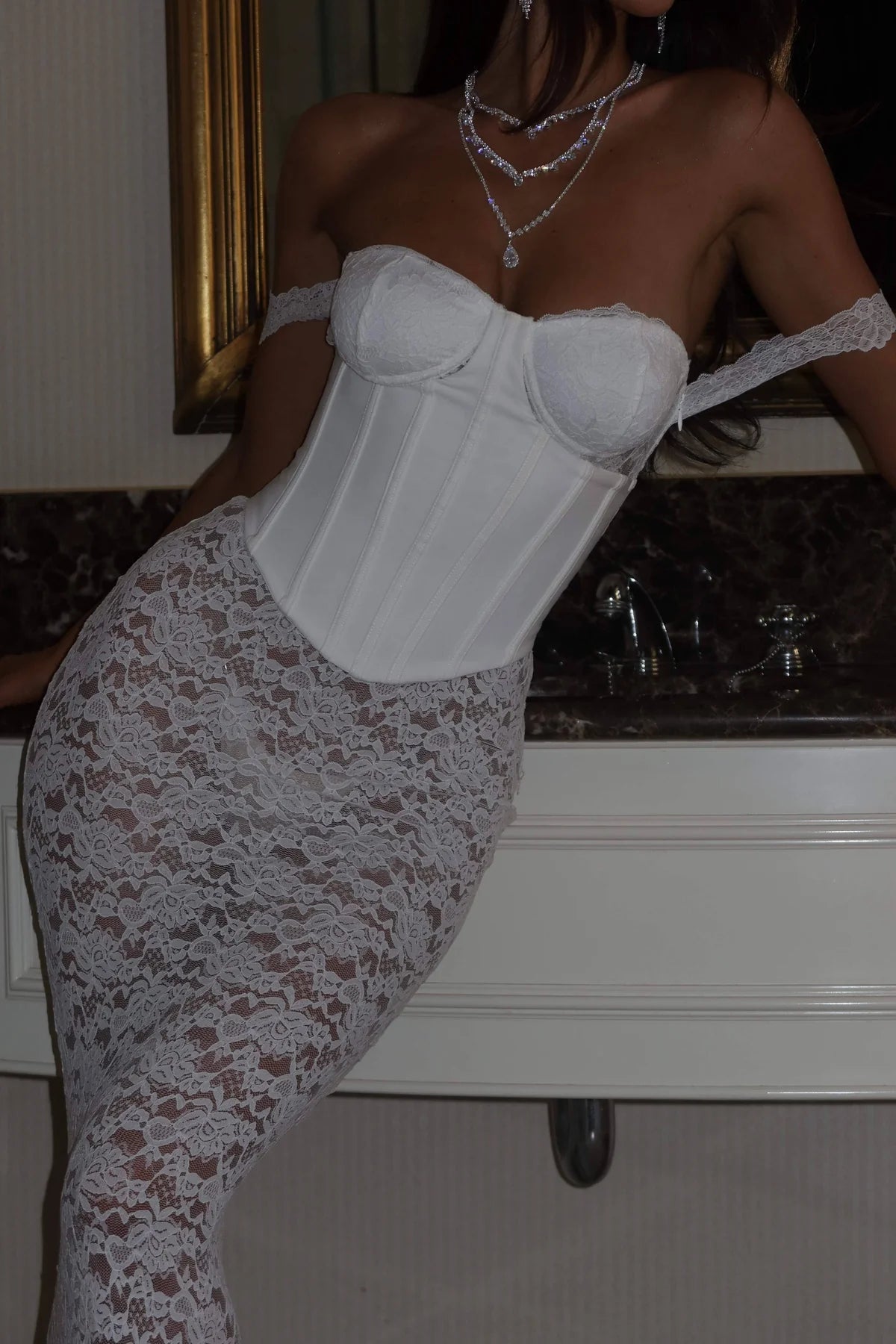 Glamour Girl See-through Maxi Dress