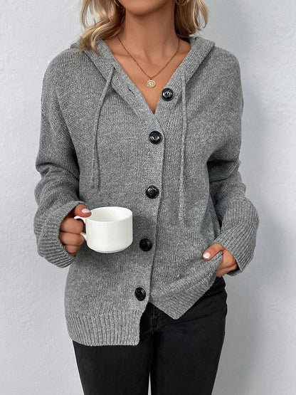 Layering Essential Knit Button Cardigan
