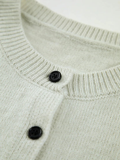 Single-breasted Button Up Sweater Vest
