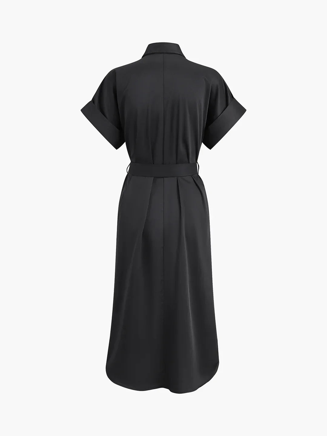 Always Polo Pockets Tied Midi Dress