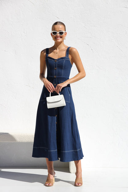 Danielle Dress Indigo Denim