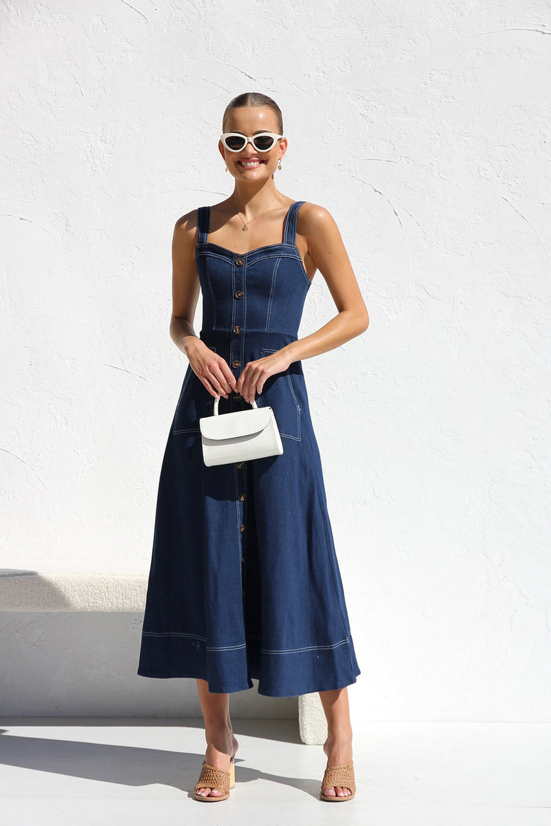 Danielle Dress Indigo Denim