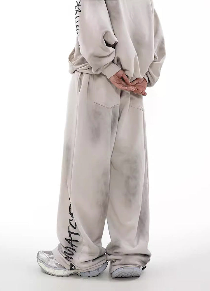 Hip Hop Graffiti Design Drawstring Pants