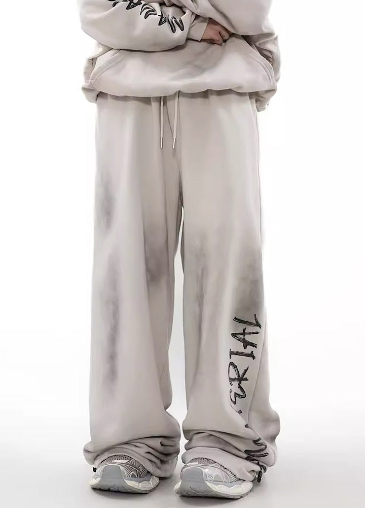 Hip Hop Graffiti Design Drawstring Pants