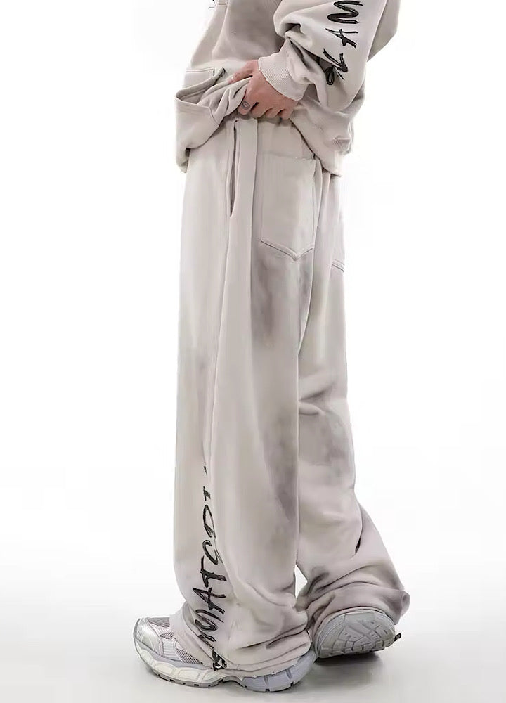 Hip Hop Graffiti Design Drawstring Pants