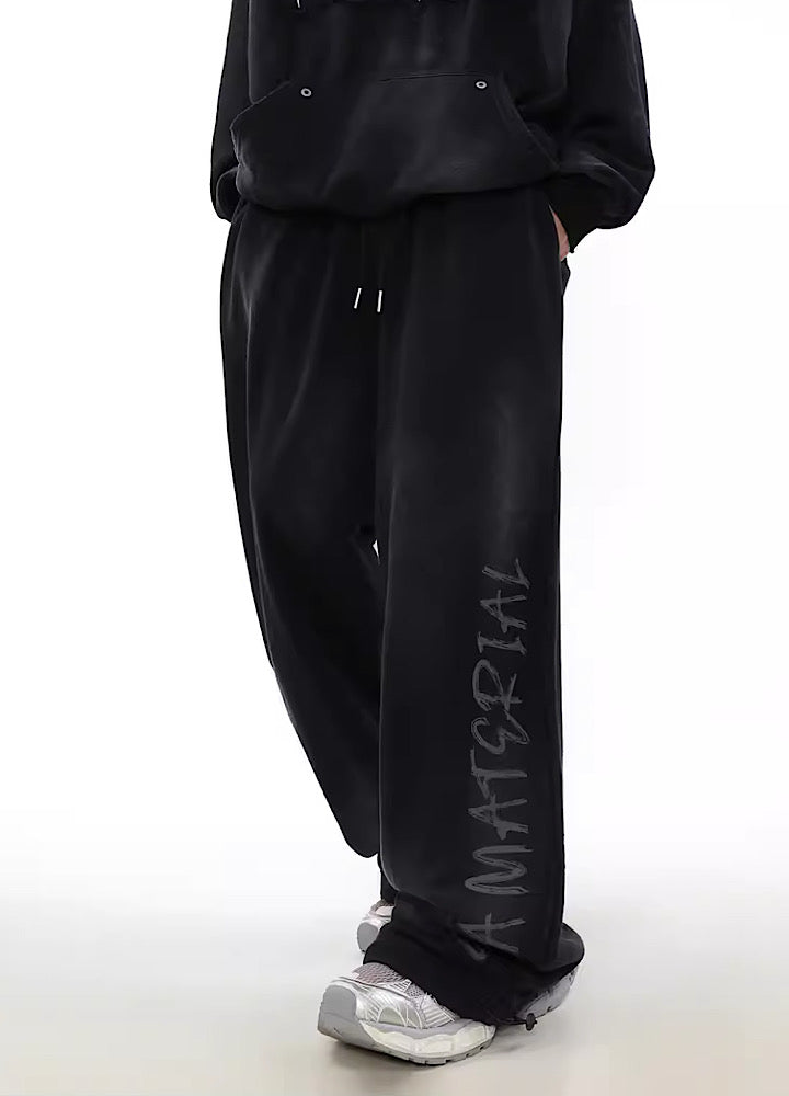 Hip Hop Graffiti Design Drawstring Pants
