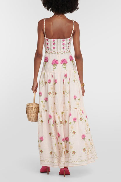 Cami Tapered Waist Midi Dress