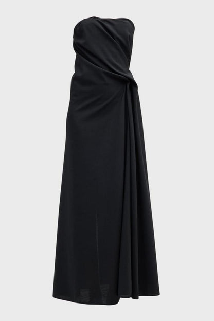 Off-shoulder Asymmetrical Midi Dress