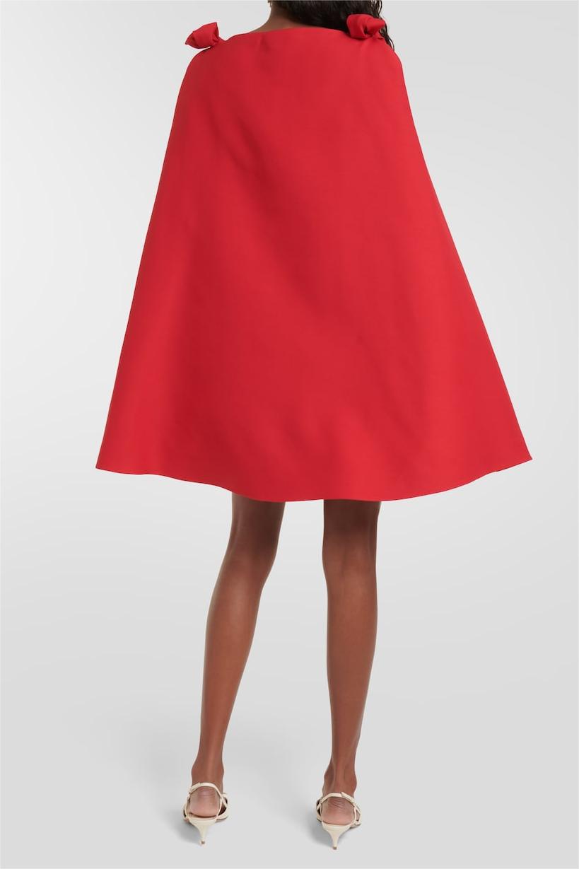 Bow Cape Mini Dress