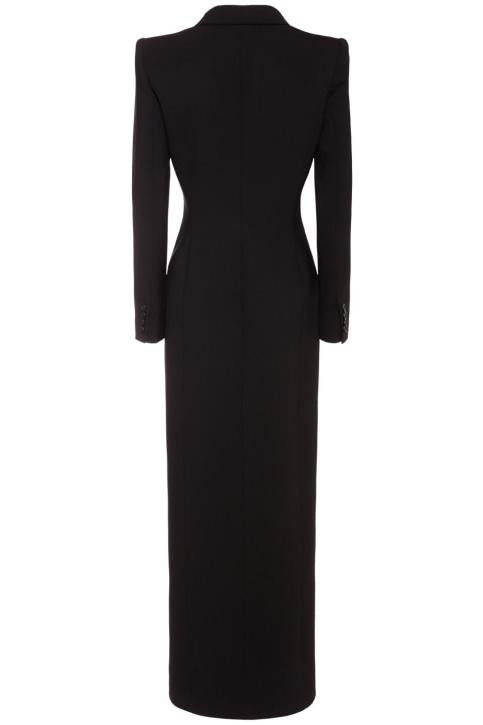 One-button Long Sleeve Lounge Coat