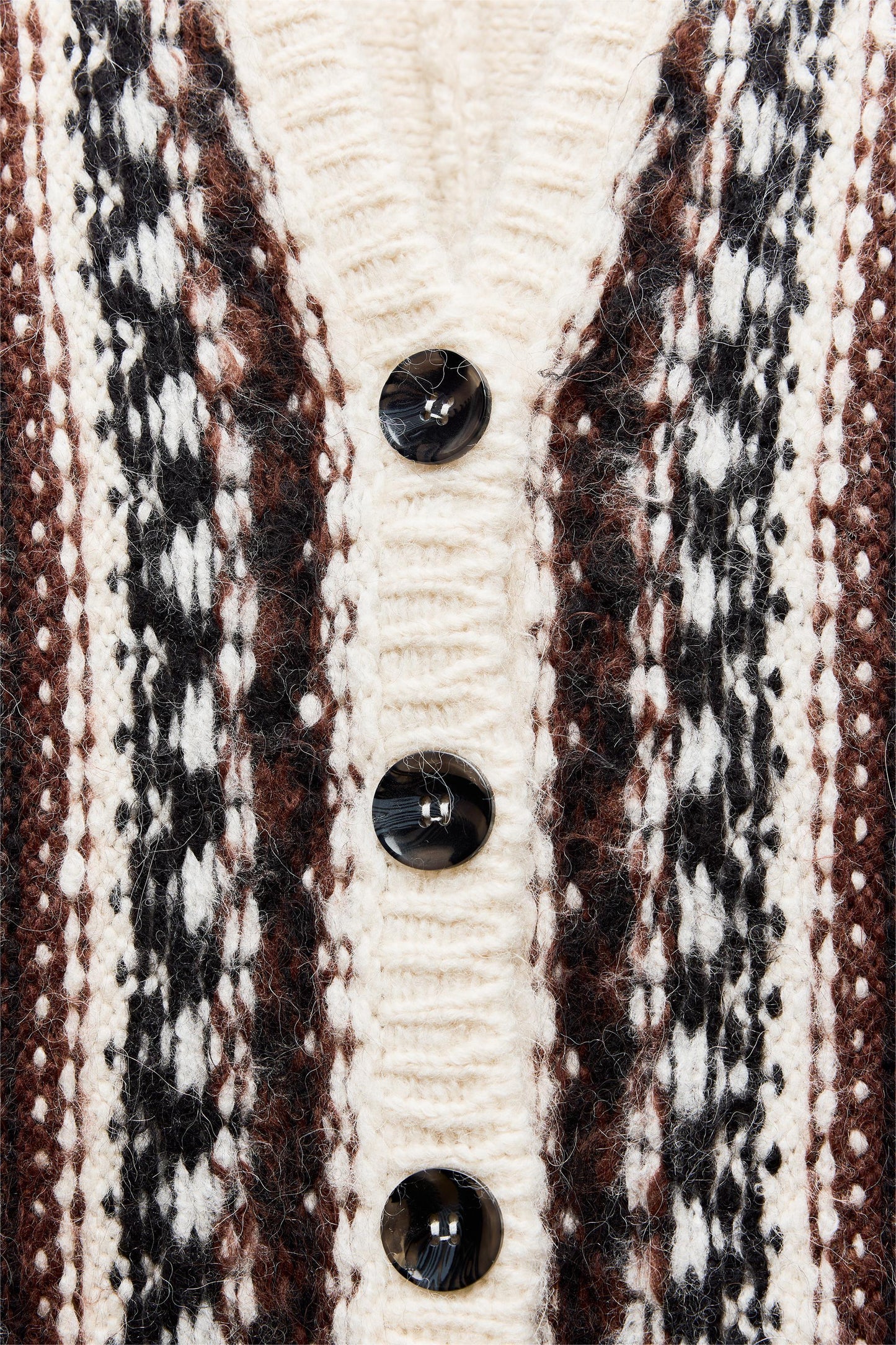 Knit Stripe Long Sleeve Cardigan