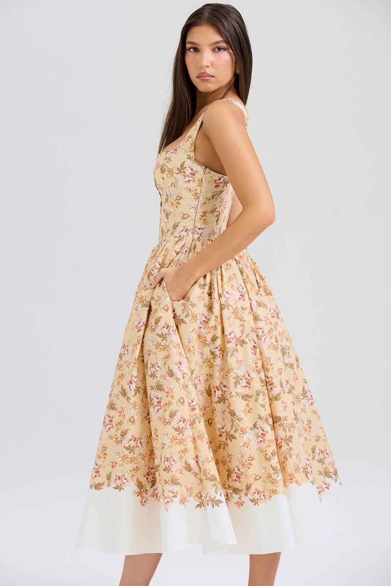Sleeveless Slip Midi Dress