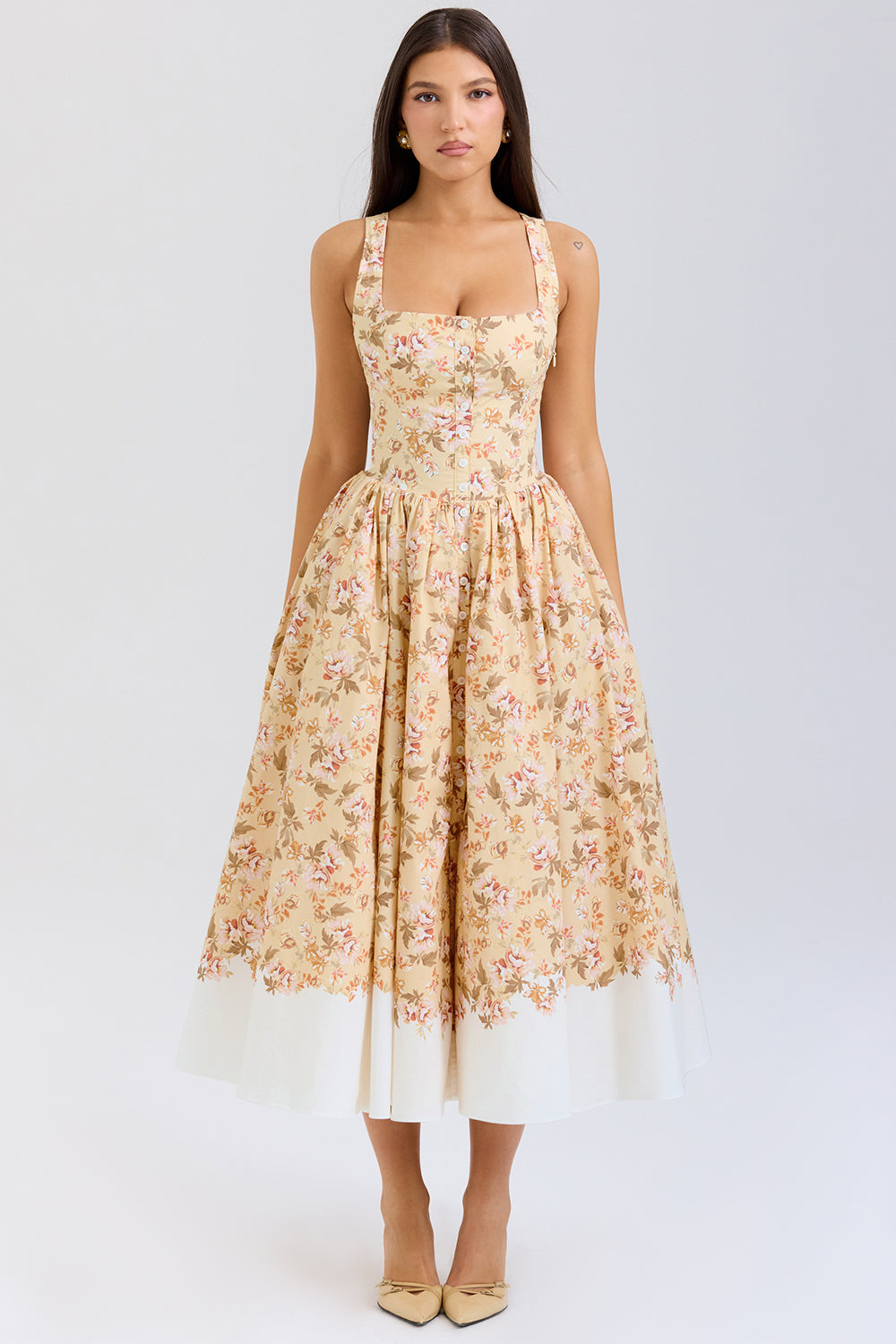 Sleeveless Slip Midi Dress
