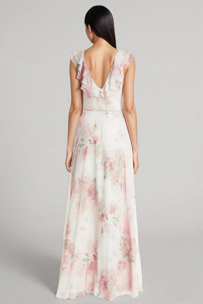 Yuna Frill Sleeveless Maxi Dress