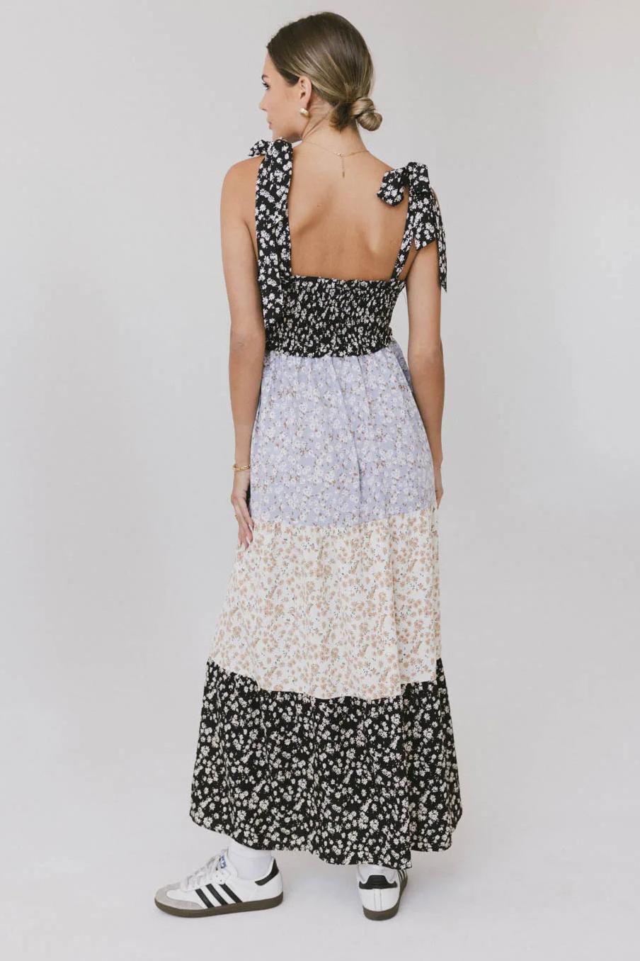 Smock Frill Midi Dress