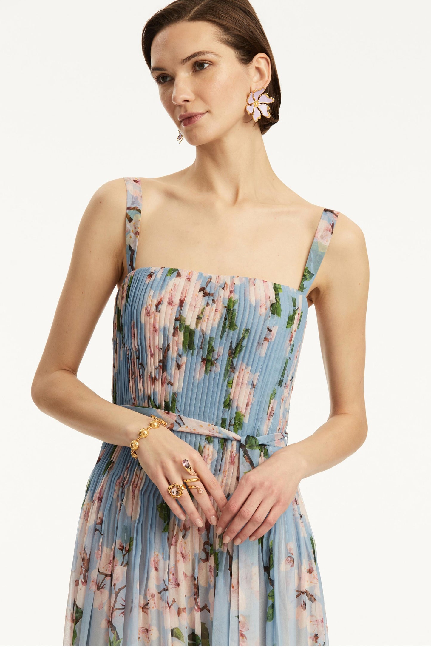Gradient Color Sleeveless Maxi Dress