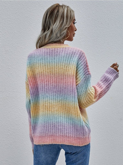 Doll | Lilac Tie-dye Knit Sweater