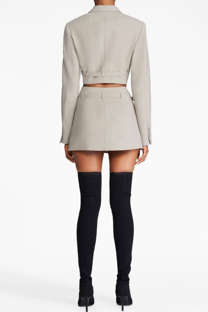 Jayla Mini Skirt - Grey