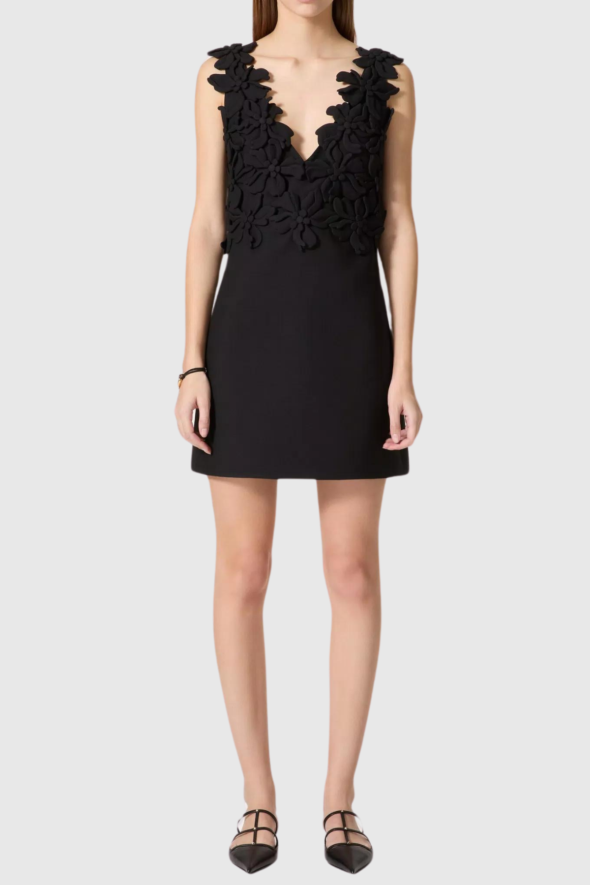 Juliete Plunge Sleeveless Mini Dress