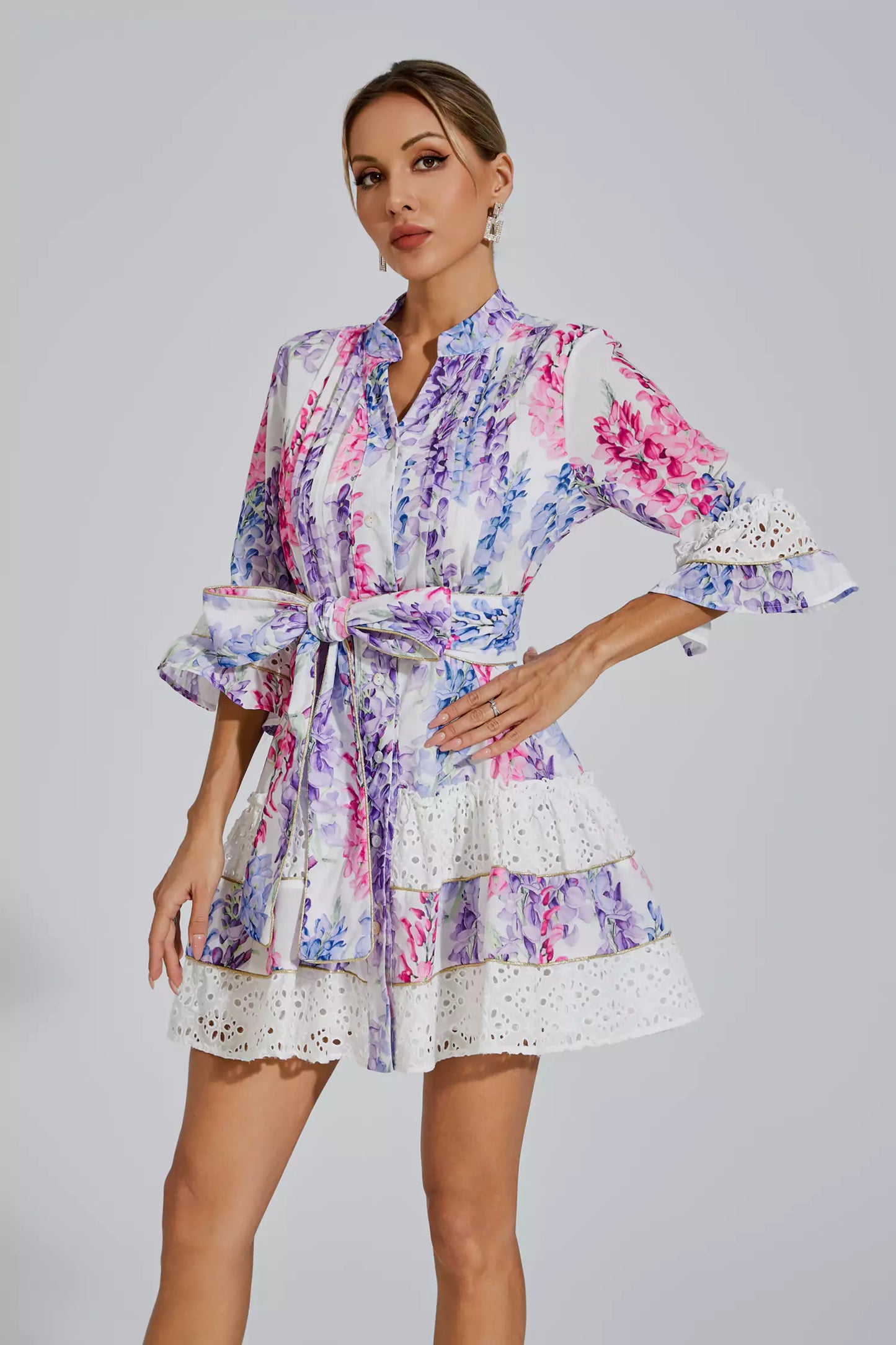 Kimora Belted Mini Dress