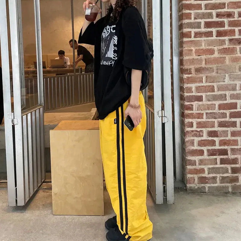 Striped Oversize Baggy Jogging Pant