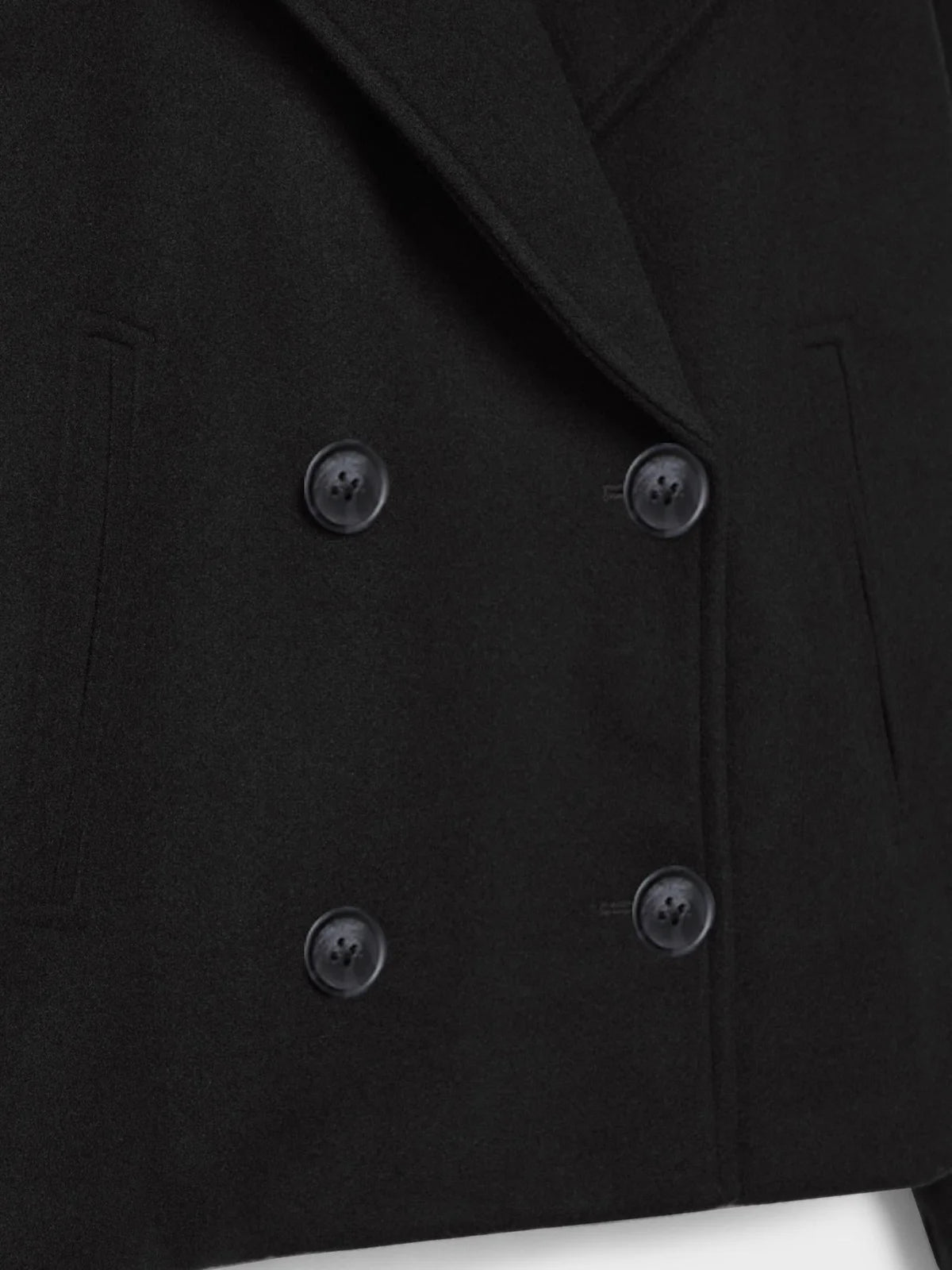 Oversized Double-breasted Wool Coat
