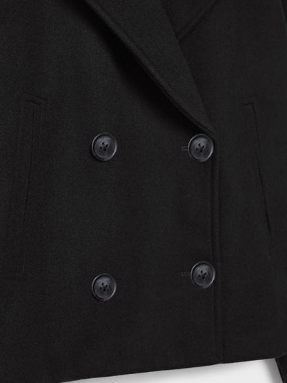 Oversized Double-breasted Wool Coat