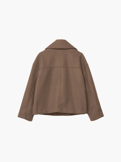 Oversized Double-breasted Wool Coat
