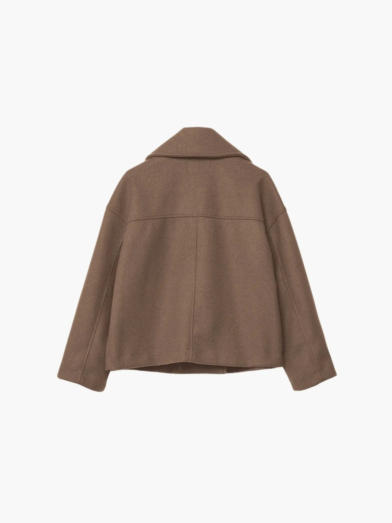 Oversized Double-breasted Wool Coat